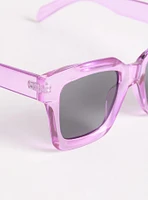 Square Smoke Lens Sunglasses