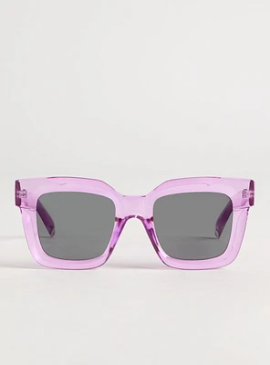 Square Smoke Lens Sunglasses