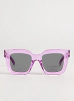 Square Smoke Lens Sunglasses