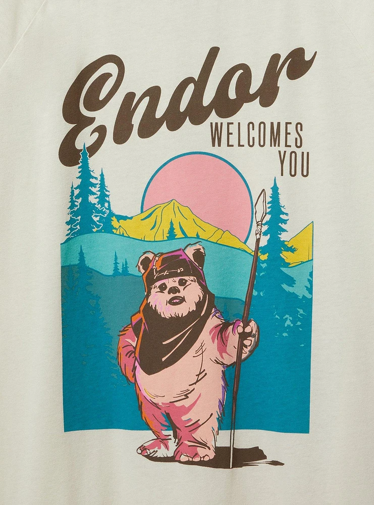 Star Wars Endor Classic Cotton Varsity Tee