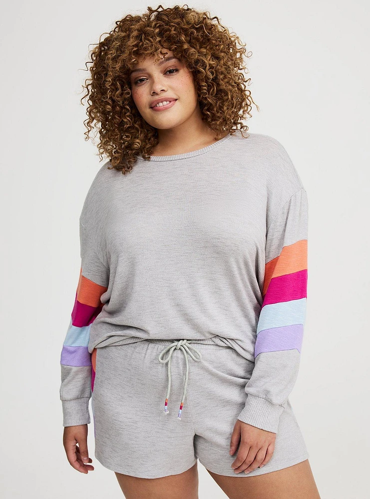 Side Striped Lounge Short