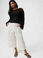 Wide Sleeve Crop Sweater