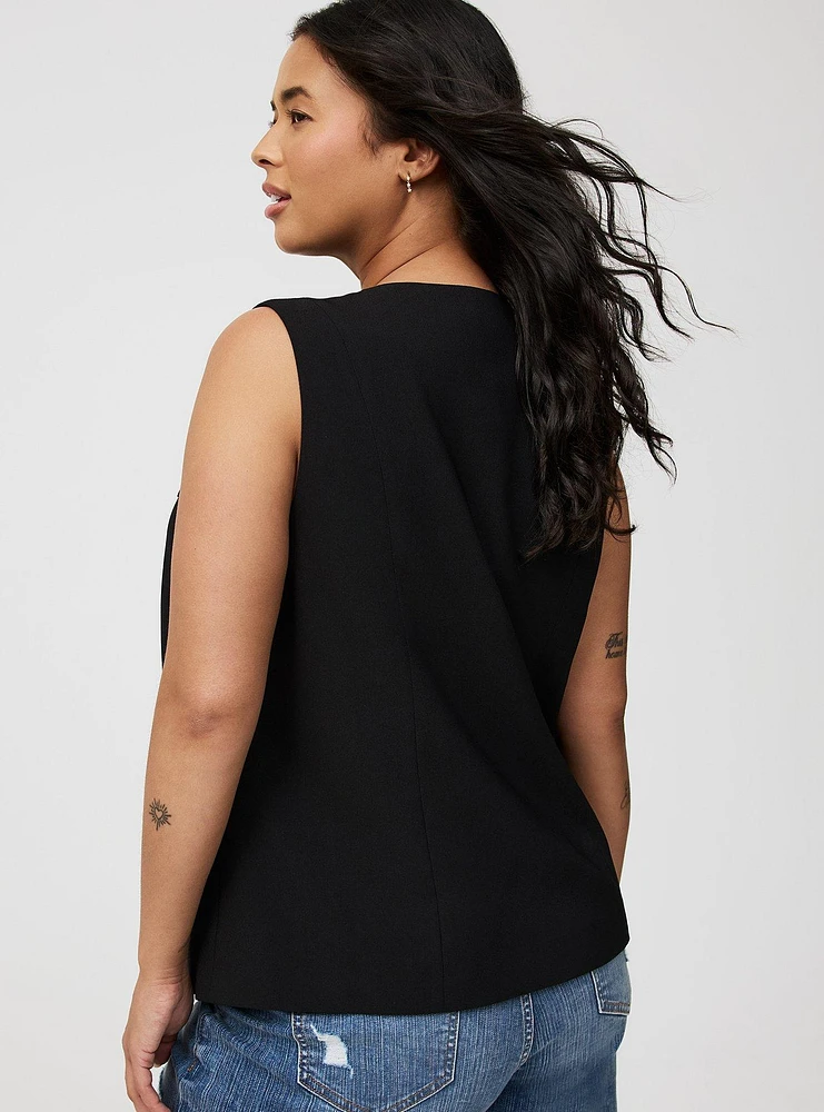 Peplum Tailored Vest