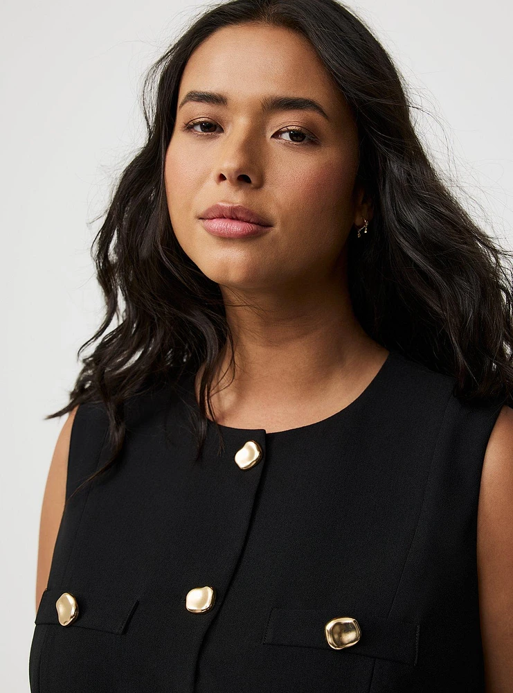 Peplum Tailored Vest