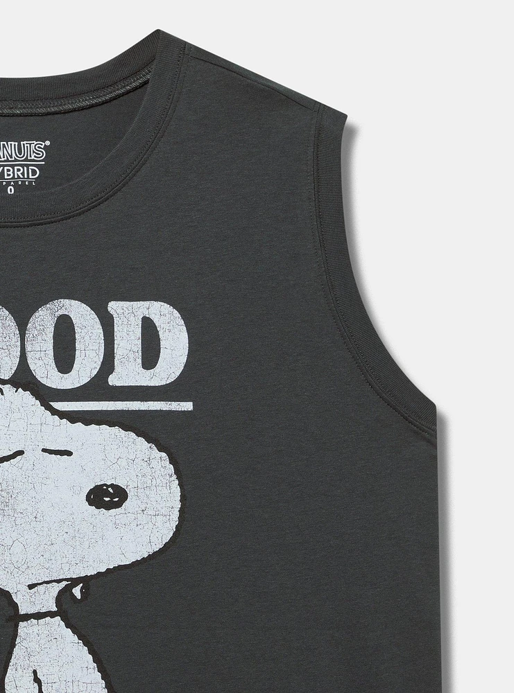 Snoopy Mood Relaxed Cotton Tank