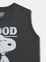Snoopy Mood Relaxed Cotton Tank