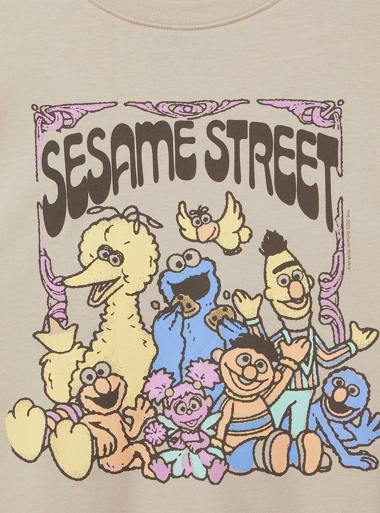 Sesame Street Relaxed Cotton Crew Tee