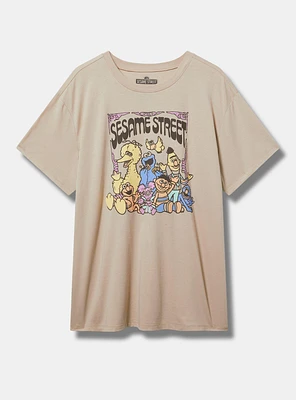 Sesame Street Relaxed Cotton Crew Tee