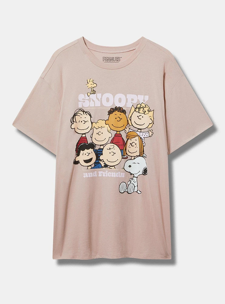 Snoopy & Friends Relaxed Cotton Crew Tee