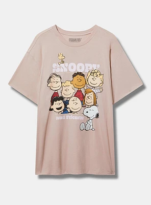Snoopy & Friends Relaxed Cotton Crew Tee
