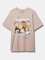 Snoopy & Friends Relaxed Cotton Crew Tee