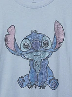 Stitch Classic Cotton Rhinestone Crew Tee