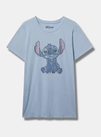 Stitch Classic Cotton Rhinestone Crew Tee