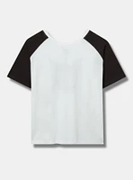 Kuromi Cotton Raglan Crop Tee