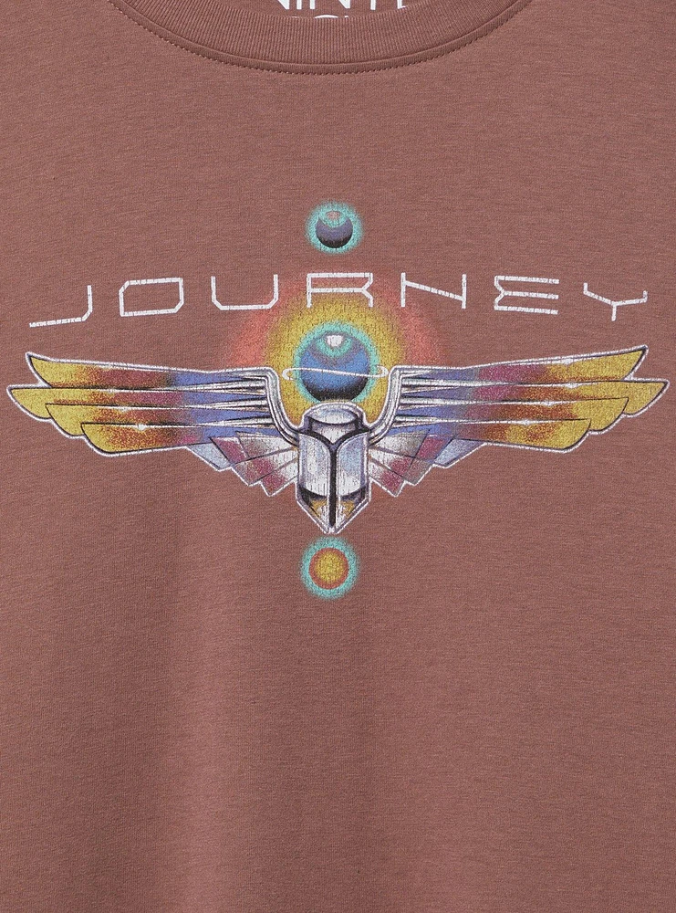 Journey Oversized Cotton Crew Tunic Tee