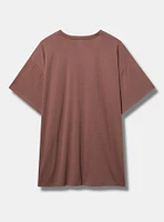 Journey Oversized Cotton Crew Tunic Tee