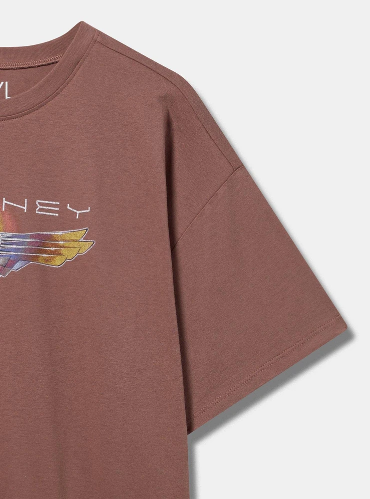 Journey Oversized Cotton Crew Tunic Tee
