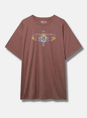 Journey Oversized Cotton Crew Tunic Tee
