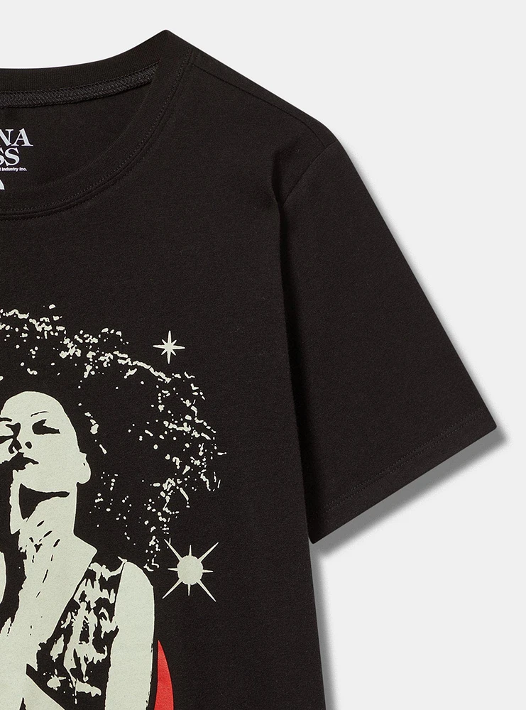Diana Ross Classic Cotton Crew Tee