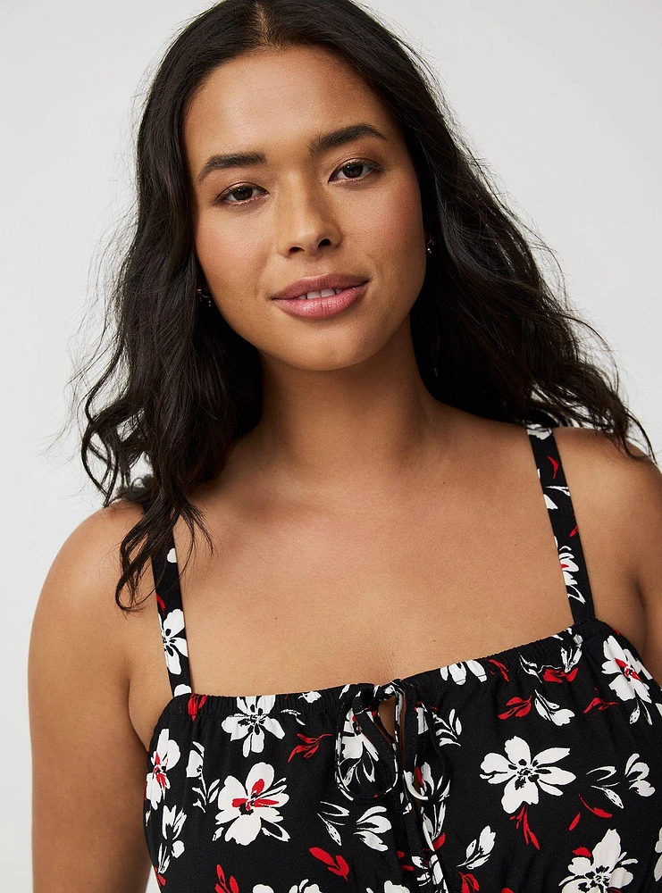 Challis Smocked Maxi Dress