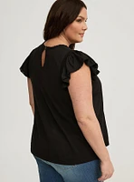 Flutter Sleeve Top