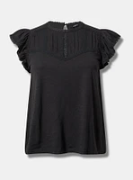 Flutter Sleeve Top