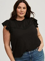 Flutter Sleeve Top