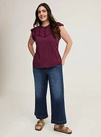 Flutter Sleeve Top