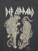 Def Leppard Relaxed Cotton Crew Tee