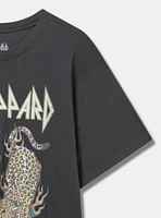 Def Leppard Relaxed Cotton Crew Tee
