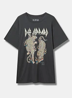 Def Leppard Relaxed Cotton Crew Tee