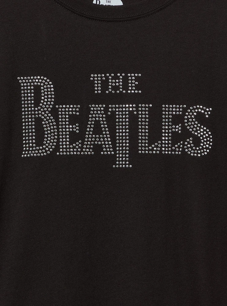 The Beatles Classic Cotton Crew Rhinestone Tee