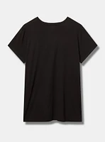 The Beatles Classic Cotton Crew Rhinestone Tee