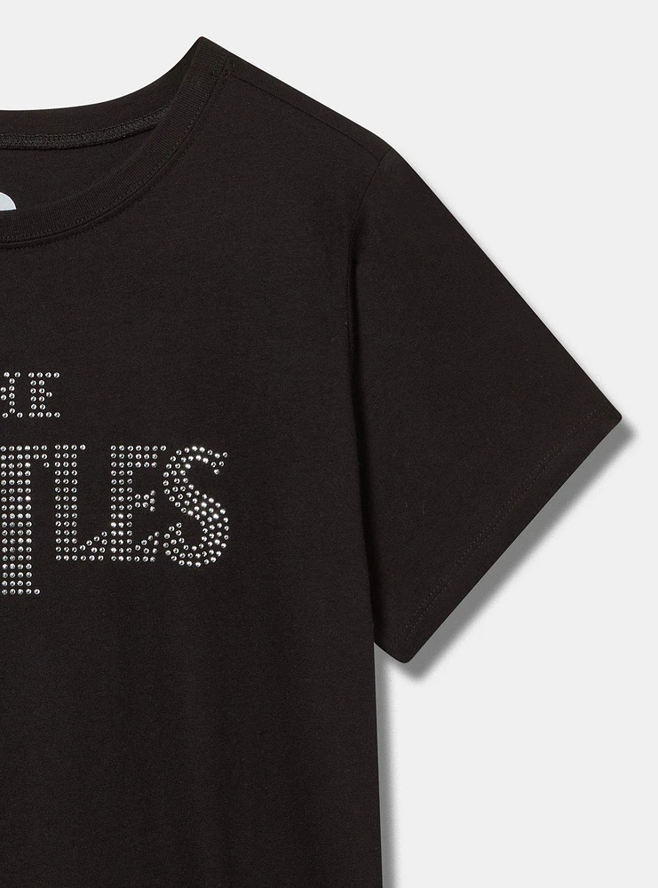 The Beatles Classic Cotton Crew Rhinestone Tee