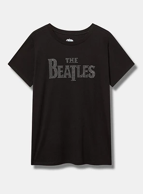 The Beatles Classic Cotton Crew Rhinestone Tee