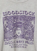 Woodstock Oversized Cotton Crew Tunic Tee