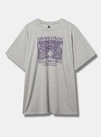 Woodstock Oversized Cotton Crew Tunic Tee