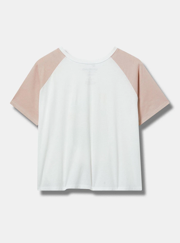 Candy Land Crop Raglan Tee