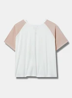 Candy Land Crop Raglan Tee