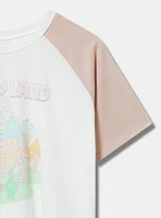 Candy Land Crop Raglan Tee