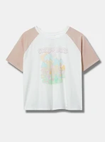 Candy Land Crop Raglan Tee