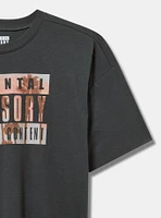 Parental Advisory Oversized Cotton Tunic Tee