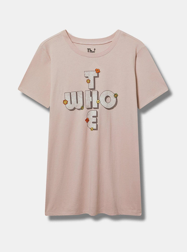 The Who Classic Cotton Crew Embroidery Tee