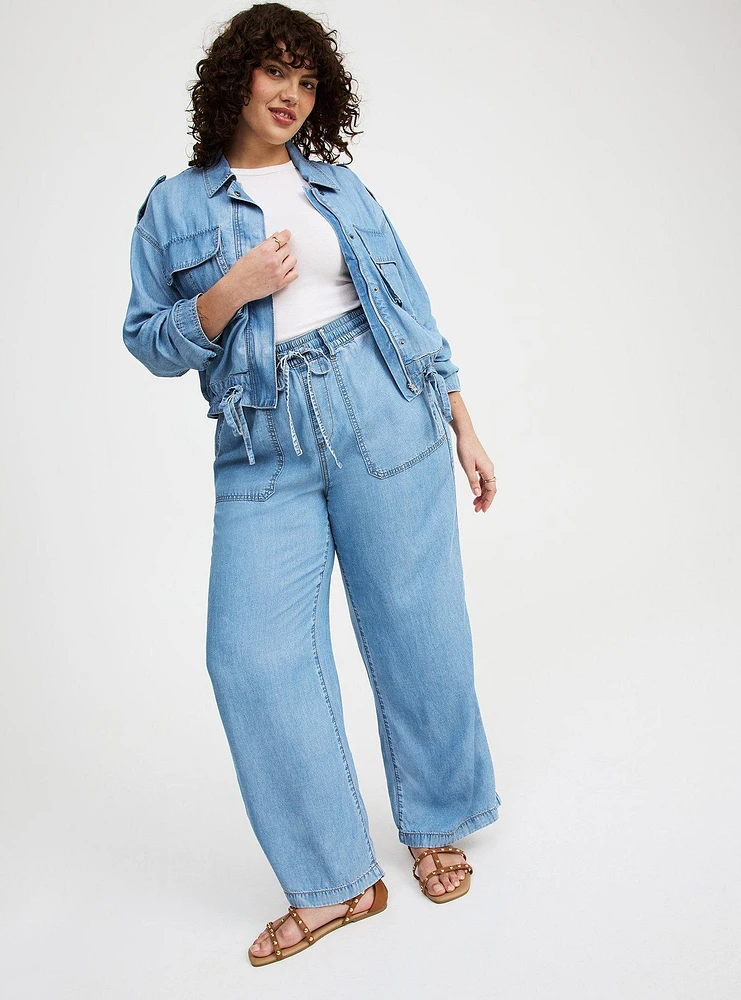 Tencel Denim Utility Jacket