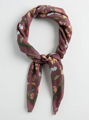 Soft Floral Scarf