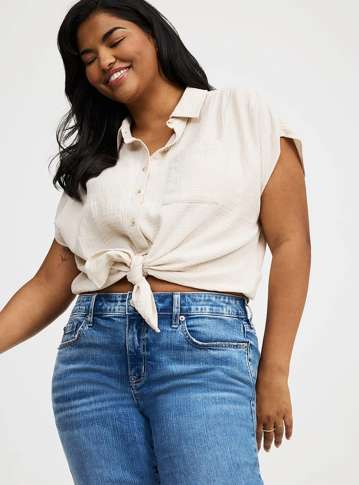 Perfect Boyfriend Ankle Crop Jean