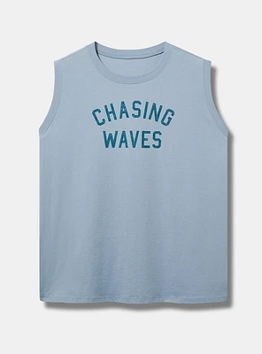 CHASING WAVES CLASSIC FIT HERITAGE JERSEY TANK