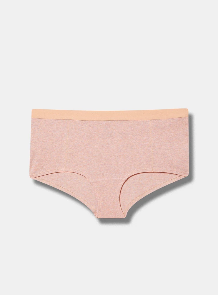 Mid-Rise Cotton Boyshort Panty