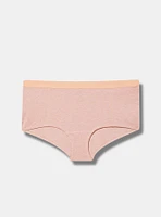 Mid-Rise Cotton Boyshort Panty