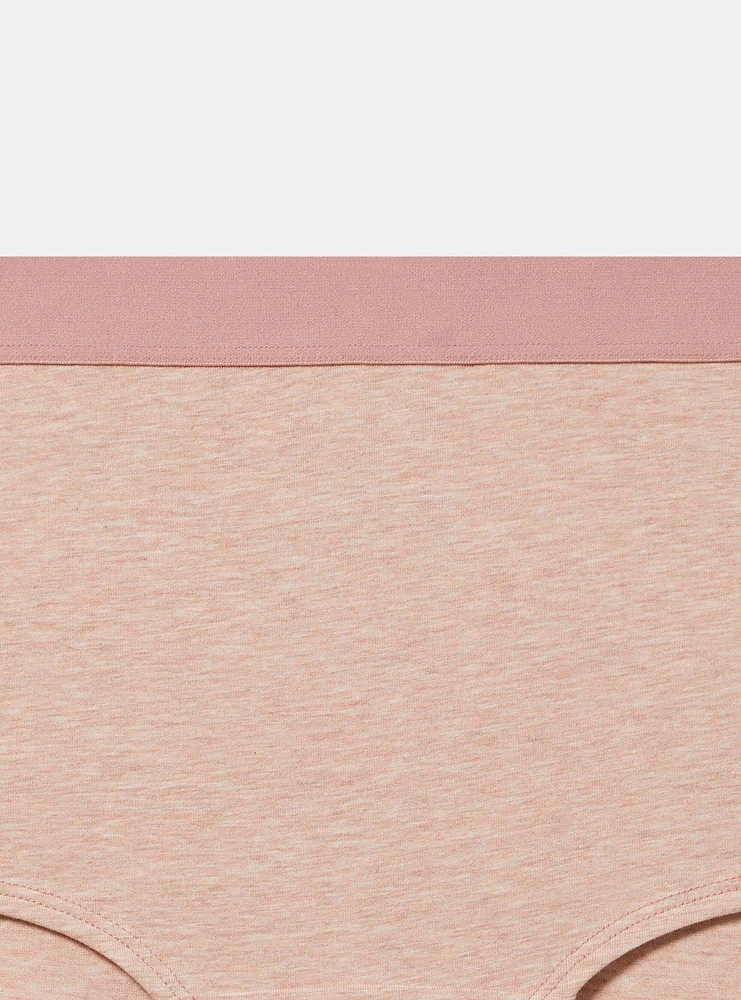 Mid-Rise Cotton Boyshort Panty